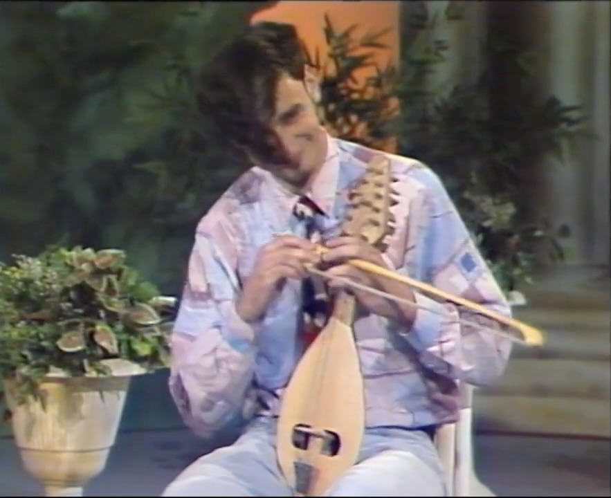 Aleksander Gabryś with a gadułka.